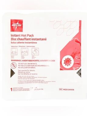 Medline Instant Hot Pack - 6” x 6”